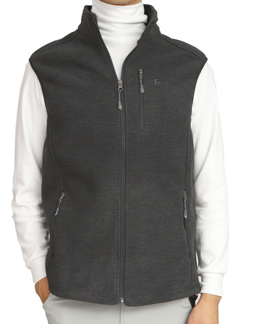 KBVD3204 남성 폴라폴리스 기모 집업 등산조끼 작업복