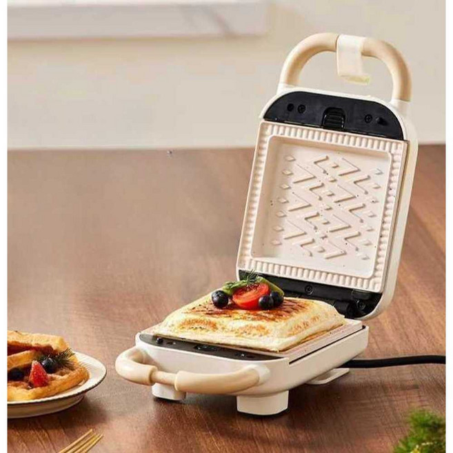 샌드위치쿠커 토스터 카페 브런치 와플 메이커 식빵 맥모닝 핫샌드위치 다용도 누름틀, 삼각+와플+계란빵+붕어빵팬