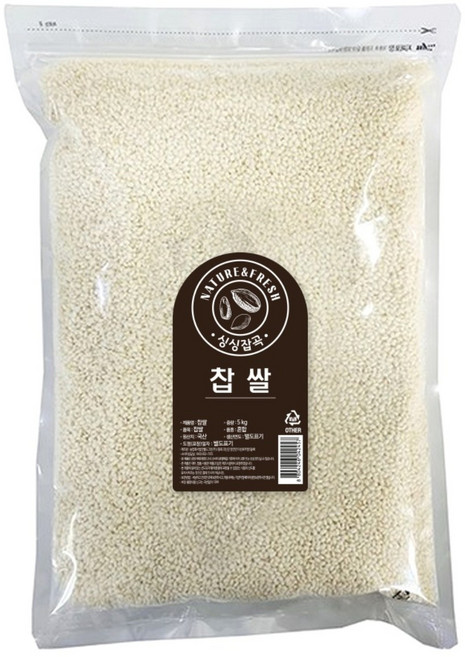 싱싱잡곡 찹쌀, 5kg, 1개