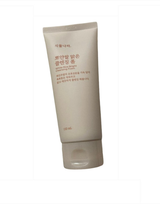 식물나라 뽀얀쌀 맑은 클렌징 폼 150ml, 1개