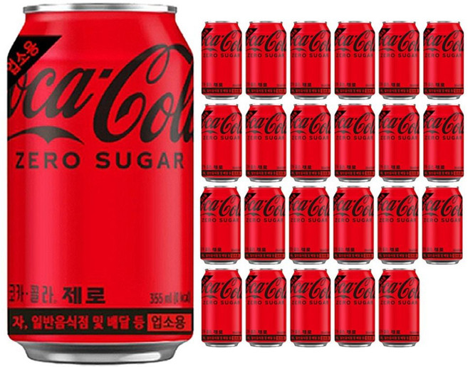 24캔 355ml 제로칼로리 탄산음료, 1개