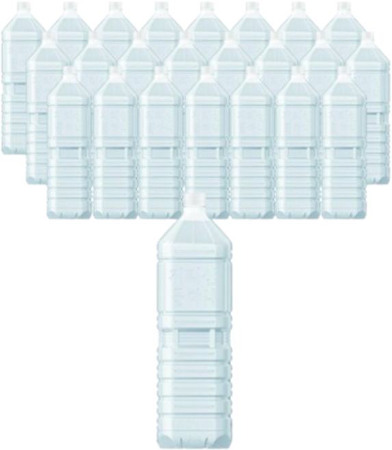 지리산 물하나 무/유라벨 랜덤 2L x24개, 24개