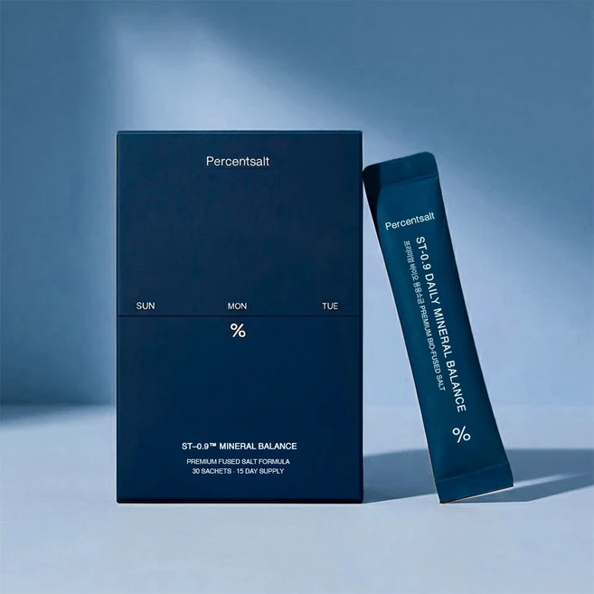 퍼센트솔트 바이오 용융소금 프리미엄 스틱 천연 고순도 1050도 미네랄 소금물마시기, 3개, 90g - 쿠팡
