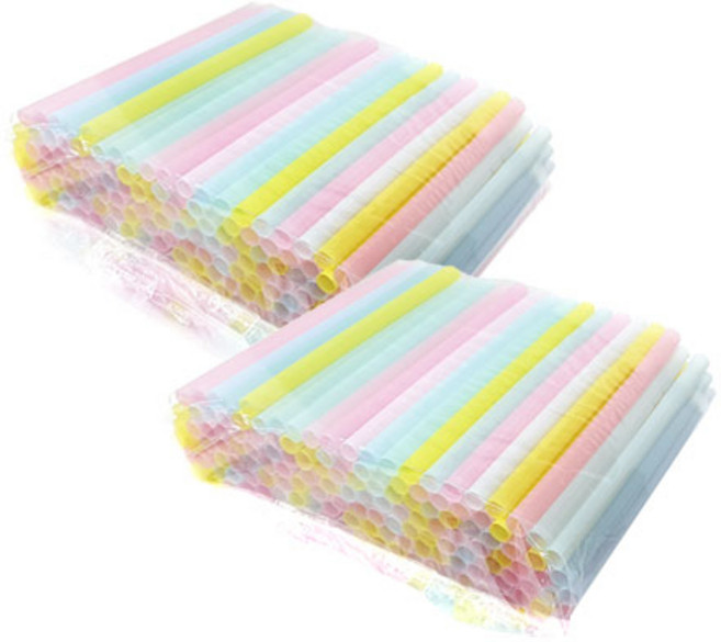 스트롱팩토리 버블티빨대 파스텔 21cm 200개입, 2개