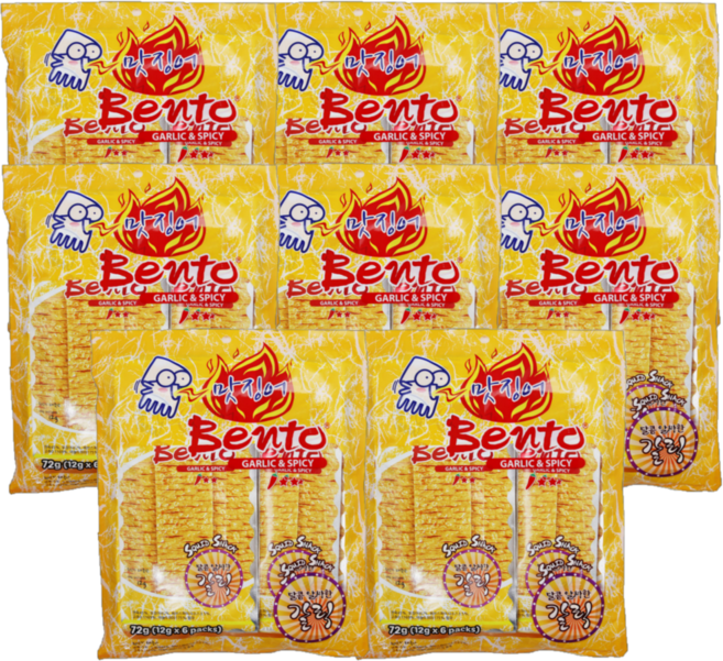벤토 맛징어 갈릭앤스파이시 12g x 6p, 8개