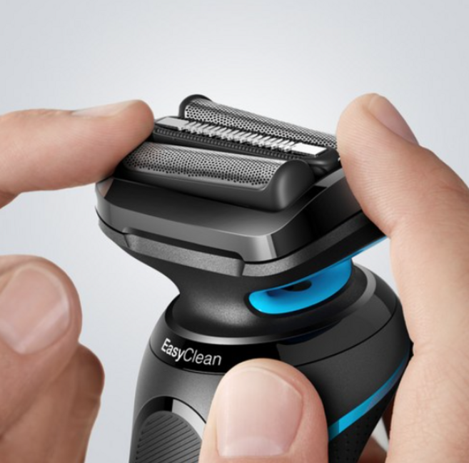 브라운 방수 면도기 피부밀착 센소포일 3중커팅액션 고속충전 터보모드 파워자동조절, 블랙-혼합색상, 브라운 -시리즈5