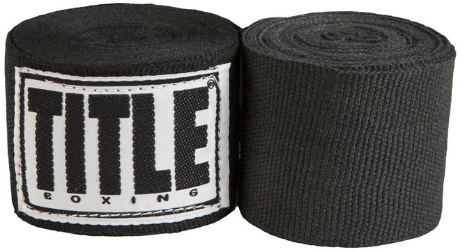 타이틀 멕시칸 스타일 복싱 핸드랩, 블랙, 1개