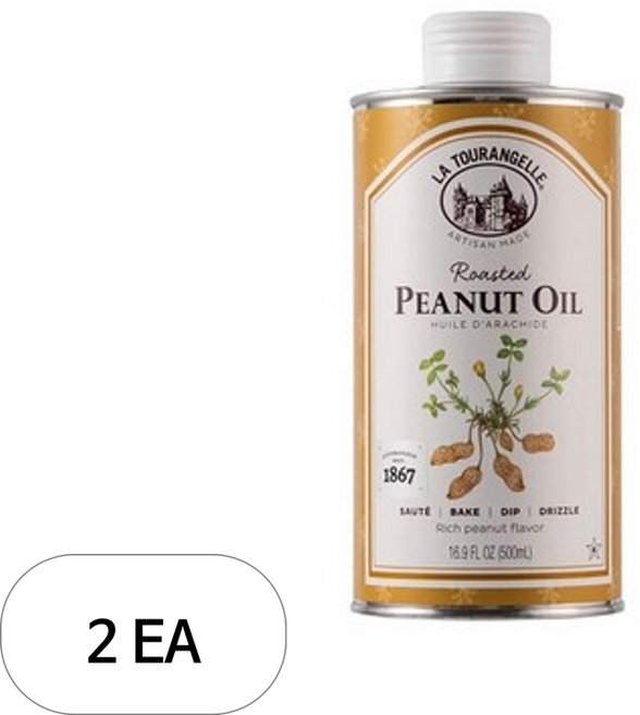 라투랑겔 땅콩 오일, 2개, 500ml