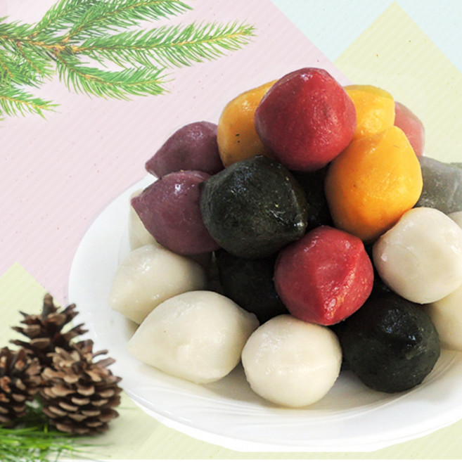 오색깨송편 냉동2kg, 쑥(2kg), 2kg, 1개