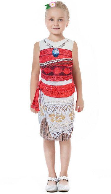 아동할로윈의상 여아공주드레스 모아나드레스