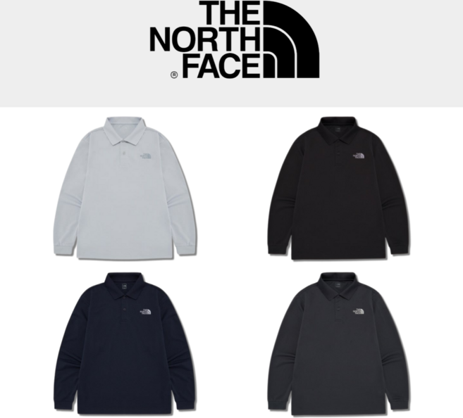 국내매장 정품(백화점) 노스페이스 카라티 남성 긴팔폴로티셔츠 부모님선물 등산 여행
