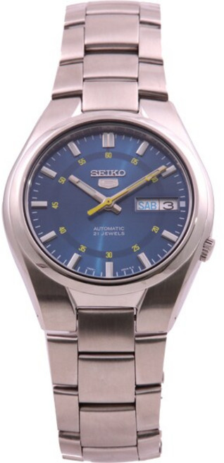 세이코 SNK615K1 손목시계 5 SS BD/D BL 160405