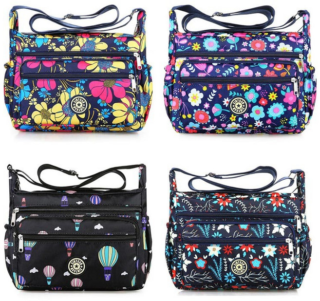 여성 플라워 나염 숄더 크로스백 19종