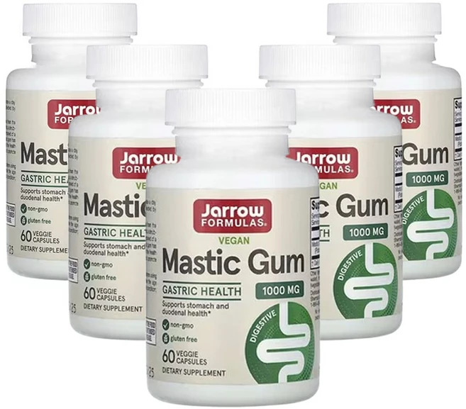 재로우포뮬러스 매스틱 검 1000mg 60베지캡슐, 60정, 5개 - 쿠팡