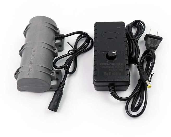진동기 모터 발브레다 DC12V24V 마사지 안마 침대, 진동 모터 + 조정 가능한 변압기 DC 12V, 1개