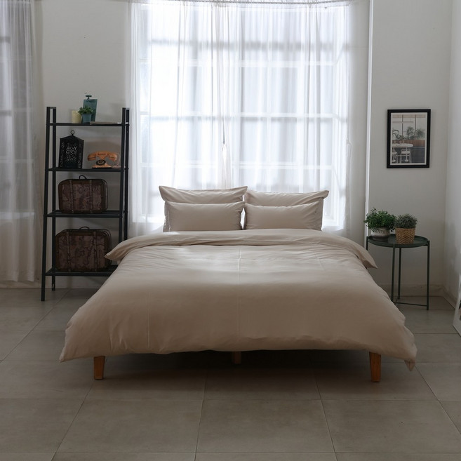 자체제작 80수 400T 렌징모달 이불커버 광폭 고밀도, ROSE GOLD