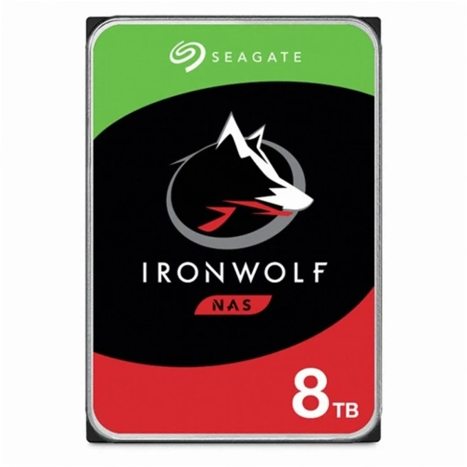 Seagate 8TB IronWolf ST8000VN004 (SATA3/7200/256M) - 쿠팡