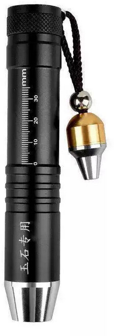 紫光手電筒 珠寶玉石鑒別 強光照明 365nm 395nm, 1個, 3光源手電筒