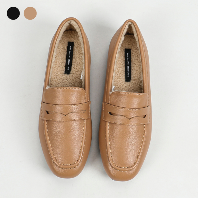 여성 털신 방한화 안감 양털 로퍼 PZ-888-12-TCFR