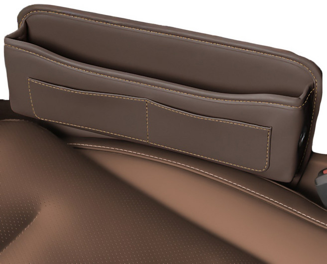 볼체 차량 사이드 포켓 정리함 앞좌석 틈새 전용 자동차 수납함, 02.에스프레소 브라운, 2개