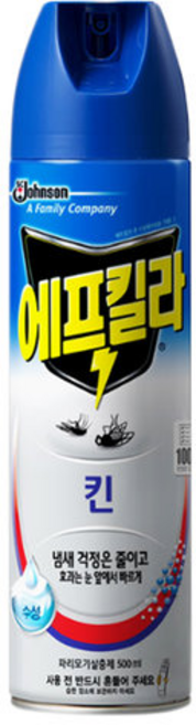 에프킬라 킨 에어졸 500ml 파리 모기 살충제
