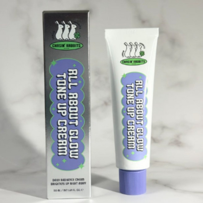 [정품]체이싱래빗 올어바웃 글로우 톤업크림 chasin' rrbbits 화잘먹 신데렐라 비건크림, 50ml, 1개