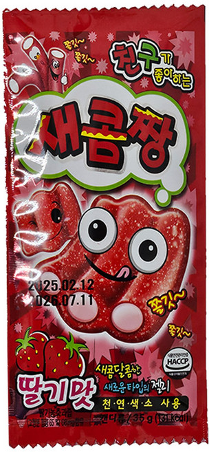 새콤짱 딸기맛 로켓그로스, 35g, 10개
