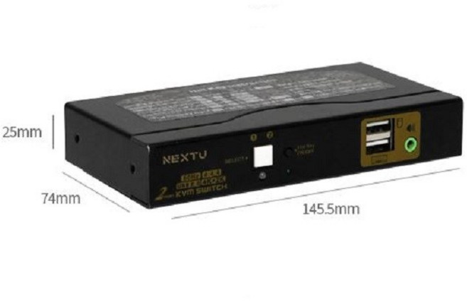 UHD 4K HDMI KVM 스위치 키보드 마우스 PC제어 모니터 TV 공유기 선택기 KVMSWITCH