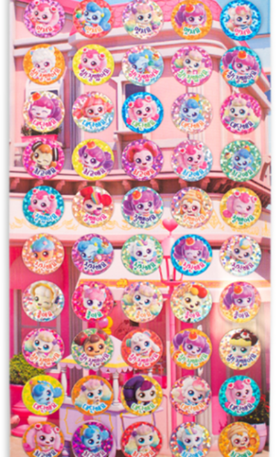 고마곰에듀 시즌4 새콤달콤 캐치티니핑 스티커 칭찬스티커 인기선물, 단품, 1개