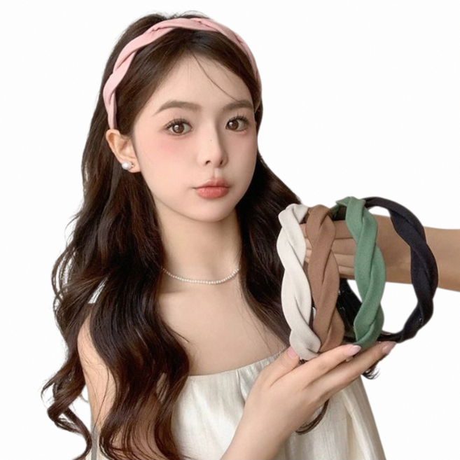 DK 여성 머리띠 귀안아픈 꽈배기 꼬임 헤어밴드 5종