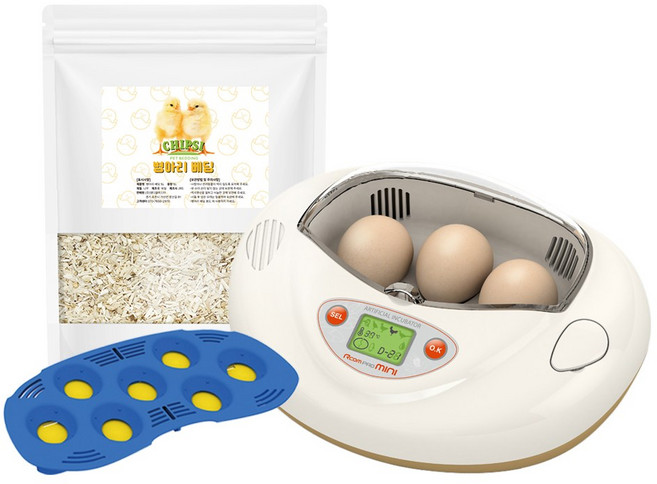 알콤 고급형 미니 자동부화기 PX-03 소란대 병아리베딩 세트, 1개, 혼합색상
