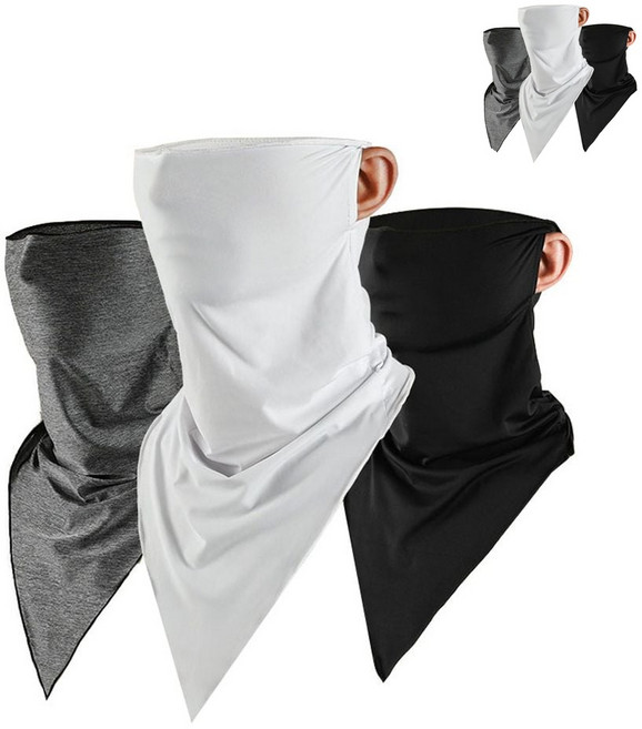 페이스마스크 골프 등산 조깅 얼굴 햇빛가리개 XTJ06, XTJ06_진그레이