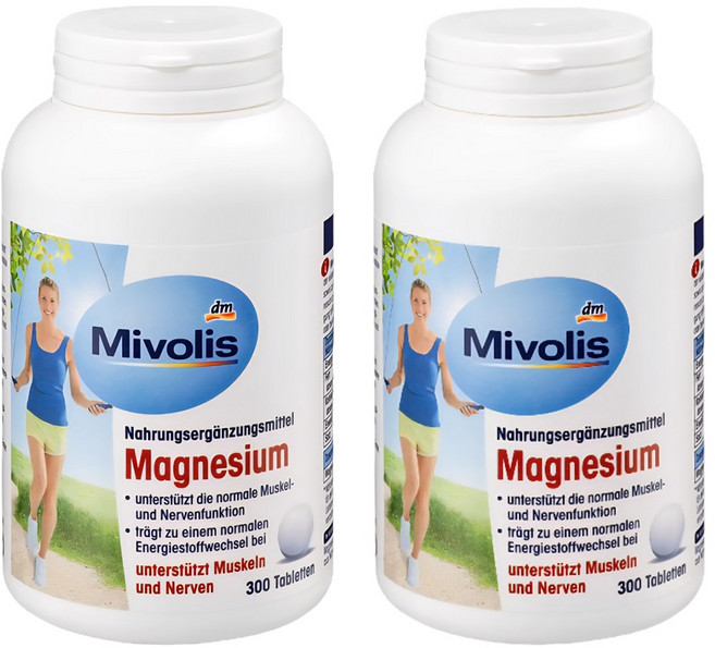 미볼리스 마그네슘 독일 마그네슘 300정 X 2통 DM 미볼리스 독일직구
