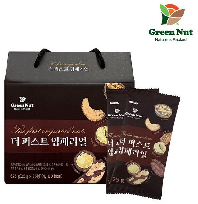 그린너트 더 퍼스트 임페리얼 너츠 25봉입, 25g, 1개
