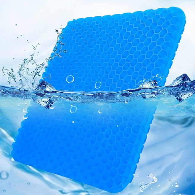 염경환1+1 젤쿨방석 탄력방석 벌집구조 6각구조 쿨방석 쿨링방석 실리콘방석 통풍방석 에그시터 젤방석 여름방석, 월드온 쿨벌집방석