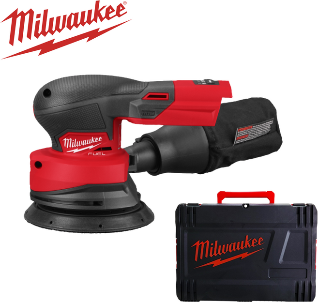 [밀워키] M18 FROS125-0X / 18V 듀얼액션 충전 원형샌더 5인치 125mm 본체, 밀워키 M18 FROS125-0X / 18V 듀얼액션, 1개