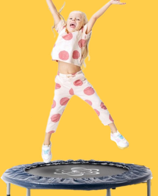 트램폴린 트램펄린 접이식 아기 어린이 유아 바운스 점핑 퐁퐁 방방 머슬차일드, 1개