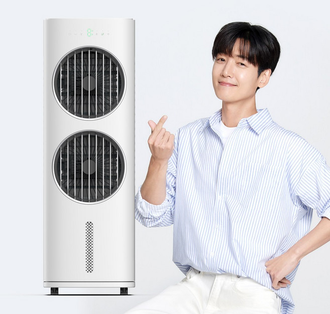 신일 AIR COOLER 8단풍속 리모컨 BLDC 저소음 냉풍기 2구 3구, 2구 듀얼냉풍기(SIF-FW20R)