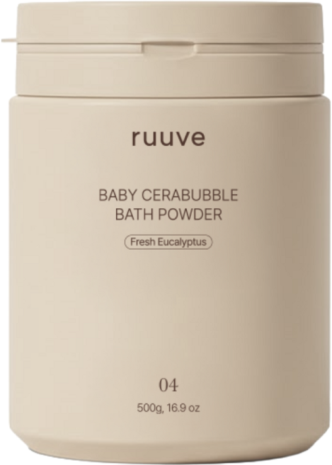 러베 베이비 세라버블 자연유래 배스 파우더 유아 바디 입욕제 드리밍 라벤더, 1개, 500ml