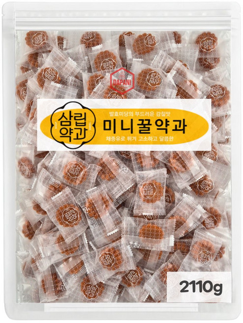 다파니 미니 꿀 약과 한과 300개입, 2.11kg, 1개