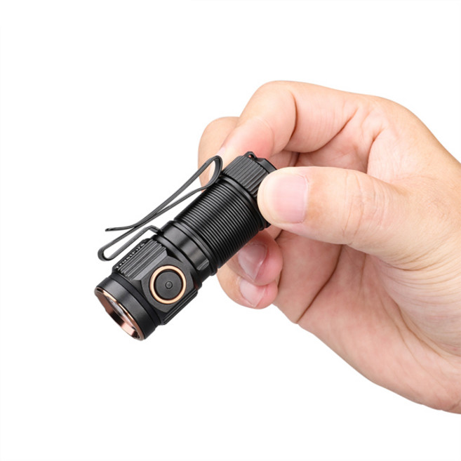 Trustfire MT10 EDC 손전등 1000루멘 휴대용 충전식 LED 램프 USB C 충전 토치 미니 16340 IPX8 MVB 광학 조명, 1개
