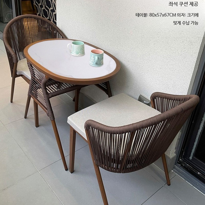 야외테이블 클래식 싱크대 야외의자세트 편의점테이블 넓은공간 포차테이블 정원테이블 연탄 돔텐트 나무 화로, 타원형 화이트 암석 테이블