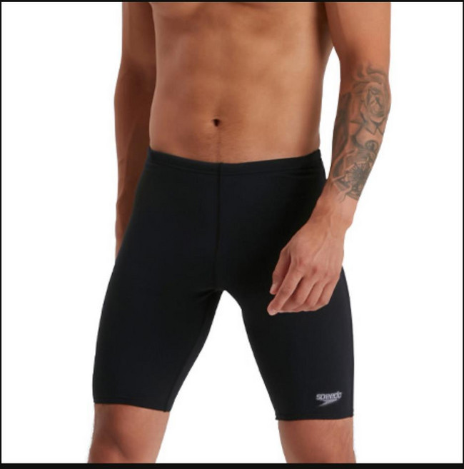 선수 브랜드 강습 수영복 편한핏 스피도수입 에코엔듀런스프로 올블랙솔리드 남자5부 남자수영복