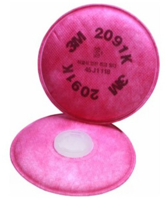 3M 방진 필터 2091K ( 특급/ 2개입 1개 ), 1세트