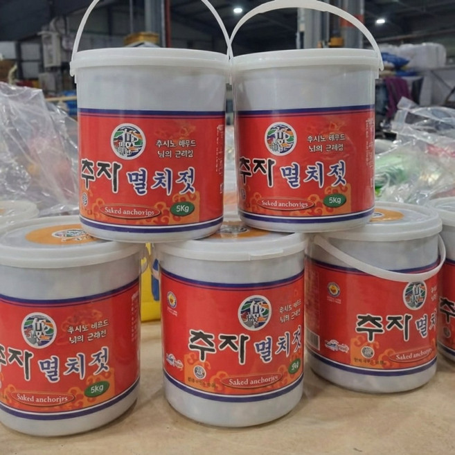 국내산 100% 2년 숙성 통멸치 젓갈 추자 통멸치젓, 5kg, 1개