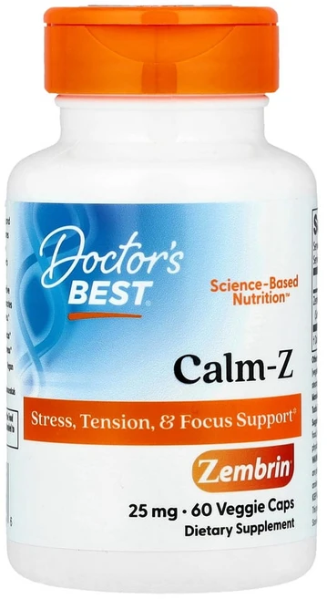 닥터스베스트 Zembrin이 함유된 Calm-Z 25mg 베지 캡슐 60정, 1개 - 쿠팡