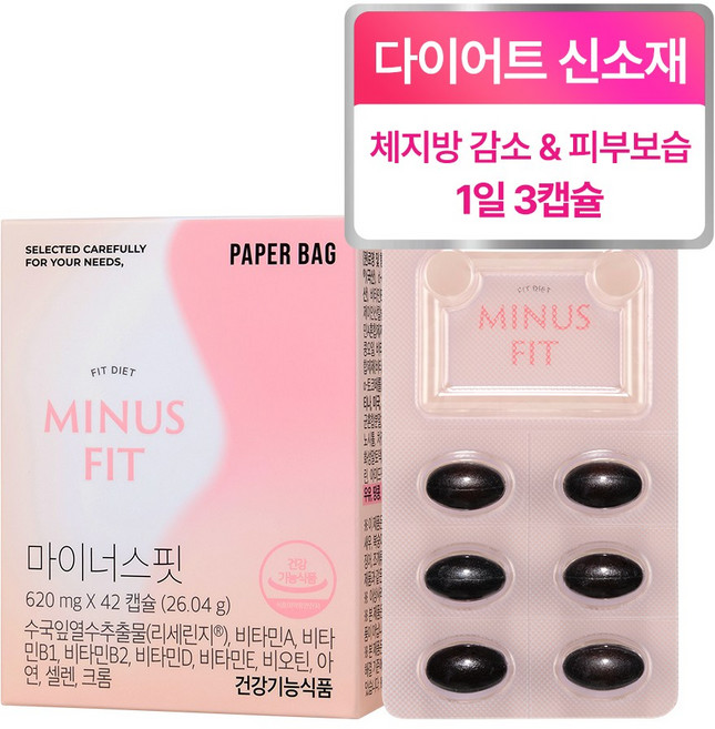 페이퍼백 마이너스핏 2주분, 1박스, 42정