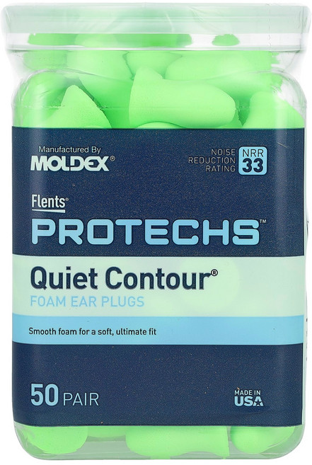 플렌츠 Protechs Quiet Contour 폼 이어플러그 50쌍 FLS-69015
