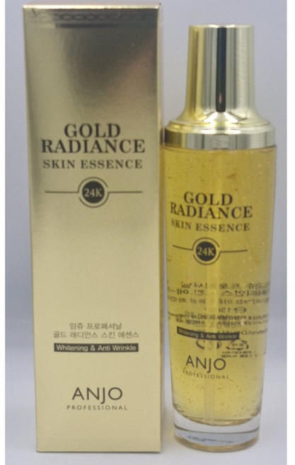 [ANJO] 앙쥬 24k 골드 래디언스 에센스 / 미백 주름개선 이중기능성, 3개, 150ml