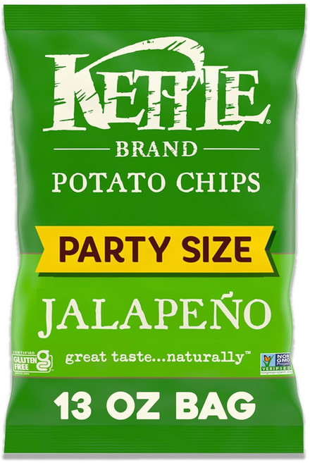 케틀 브랜드 감자 칩 크링클 하바네로 7.5온스 라임 컷, 5 Jalapeno, 13 Ounce (Pack of 3)